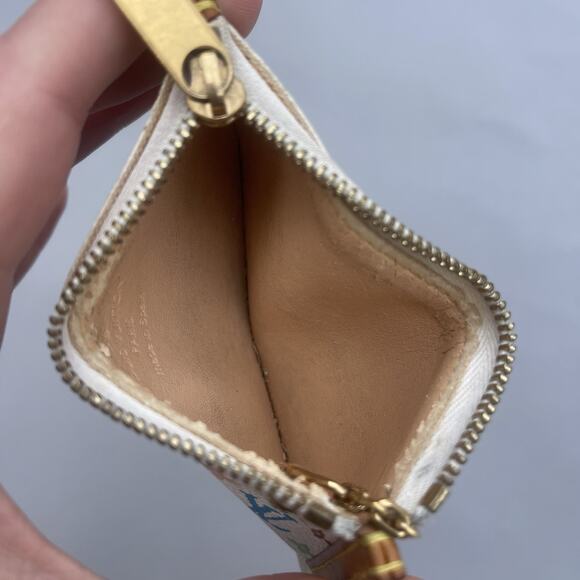 Louis Vuitton White Multicolor Key Cles Takashi Murakami Key Ring - Picture 10 of 13